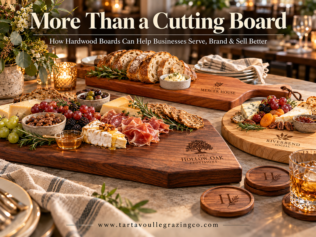 More Than a Cutting Board: How Hardwood Boards Can Help Businesses Serve, Brand & Sell Better