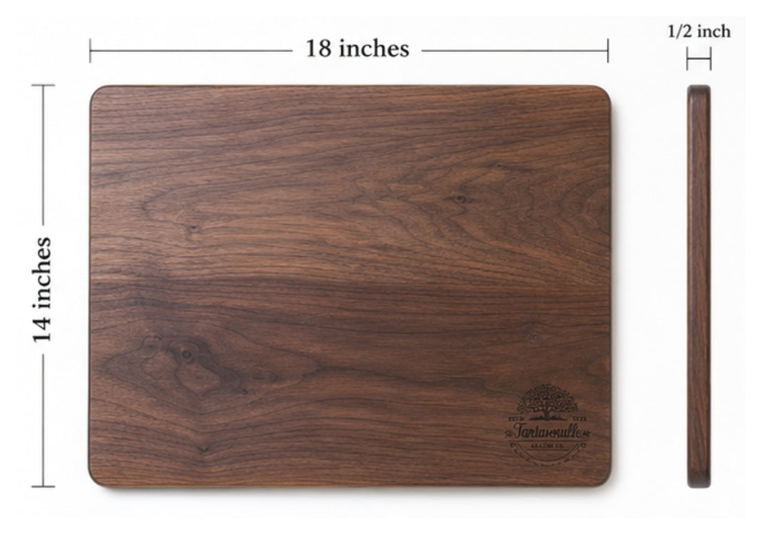 Garden Party 14 by 18 inch grazing board, serving view