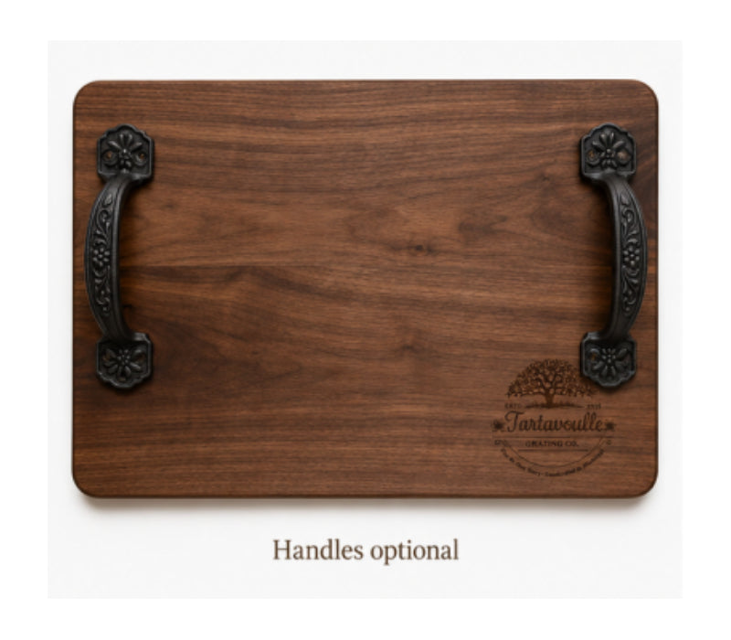 Pitmaster 15 by 22 inch cutting board, lifestyle view