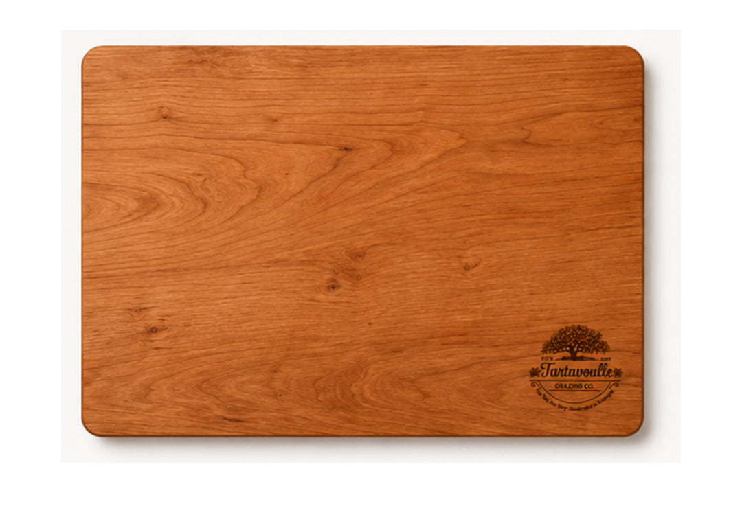 Sunday Supper 23 by 36 inch Cherry grazing board, alternate view