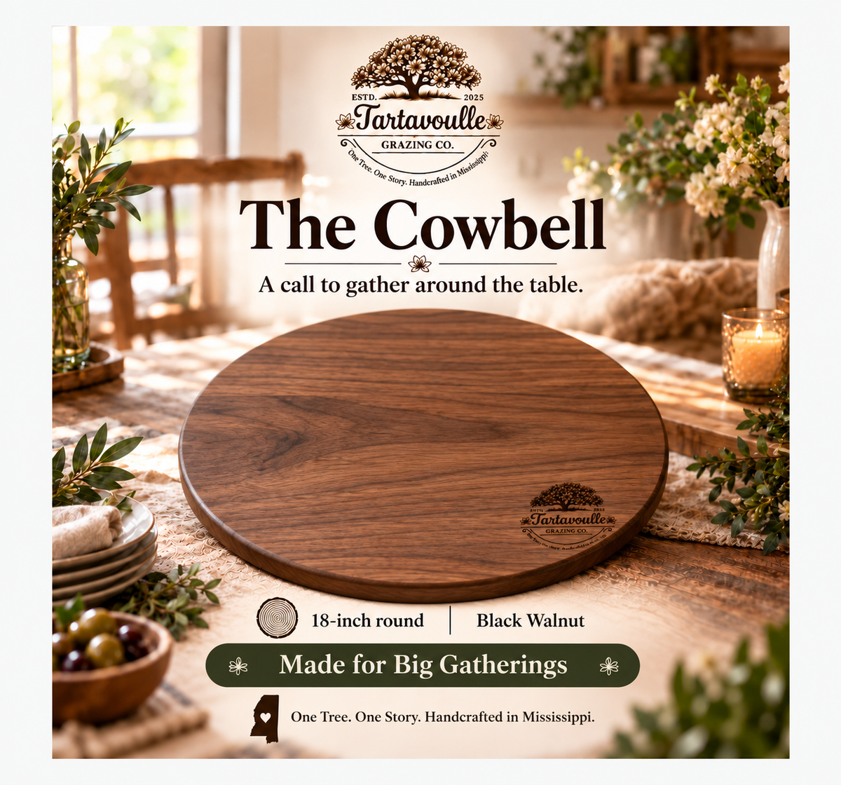 The Cowbell Round 18"